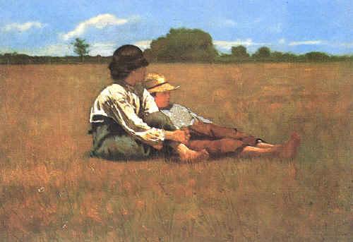 Winslow Homer Boys in a Pasture Sweden oil painting art